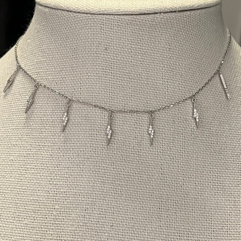 Bolts Sterling Necklace