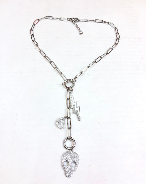Copy of I LOVE TAMPA Necklace - Silver